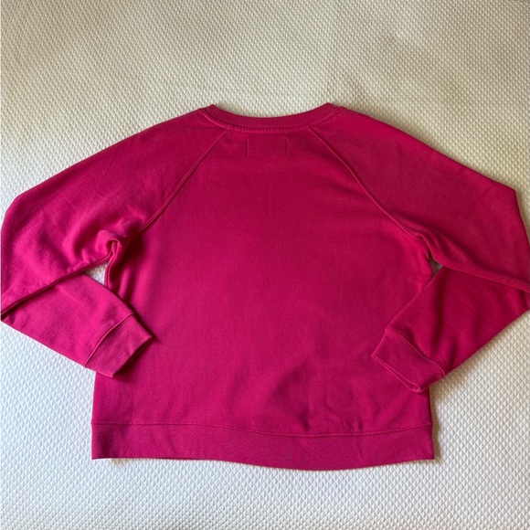 Calvin Klein Bright Pink Cotton Blend Sweatshirt Size Medium - Picture 2 of 7